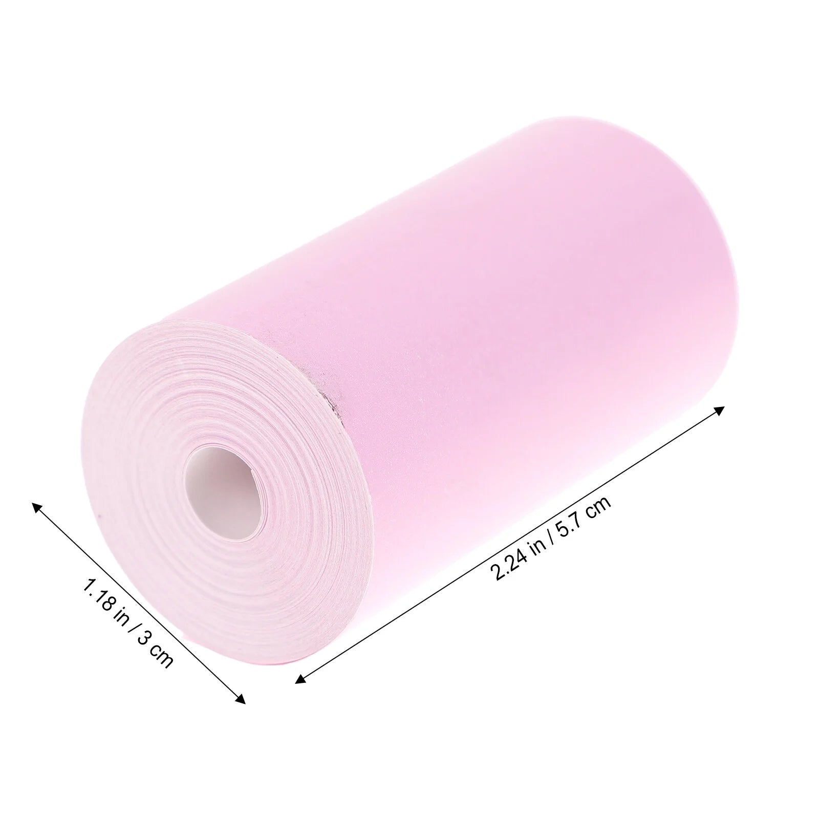 OFFIGAM 4Pcs Assorted Color Thermal Sticker Paper Rolls Resistant to Oil and Water