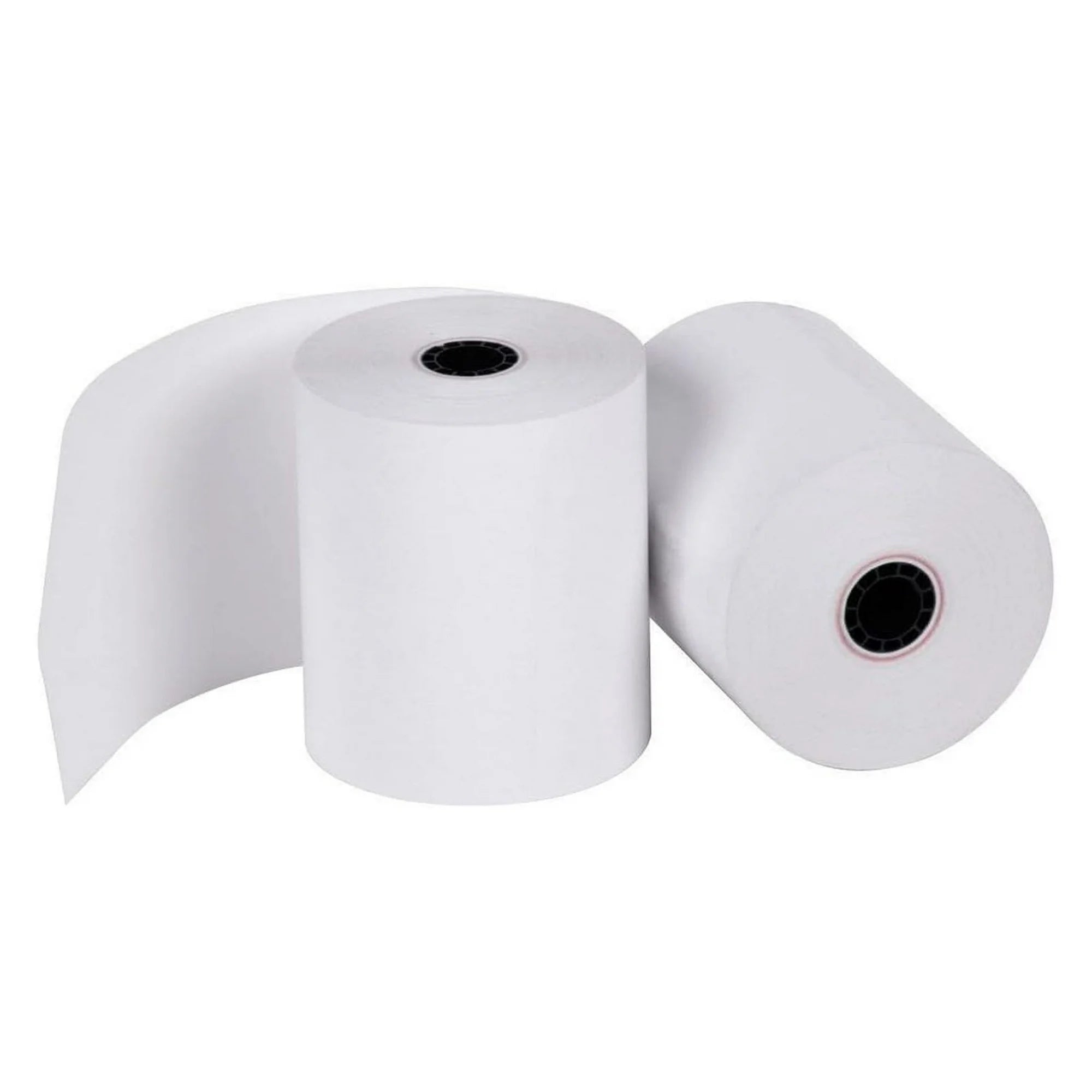 Kitchen Printer Paper 3 Inch x 150ft (50 Rolls) - 1-Ply Thermal Paper Rolls for Receipts, POS Systems, Kitchen Orders, and More