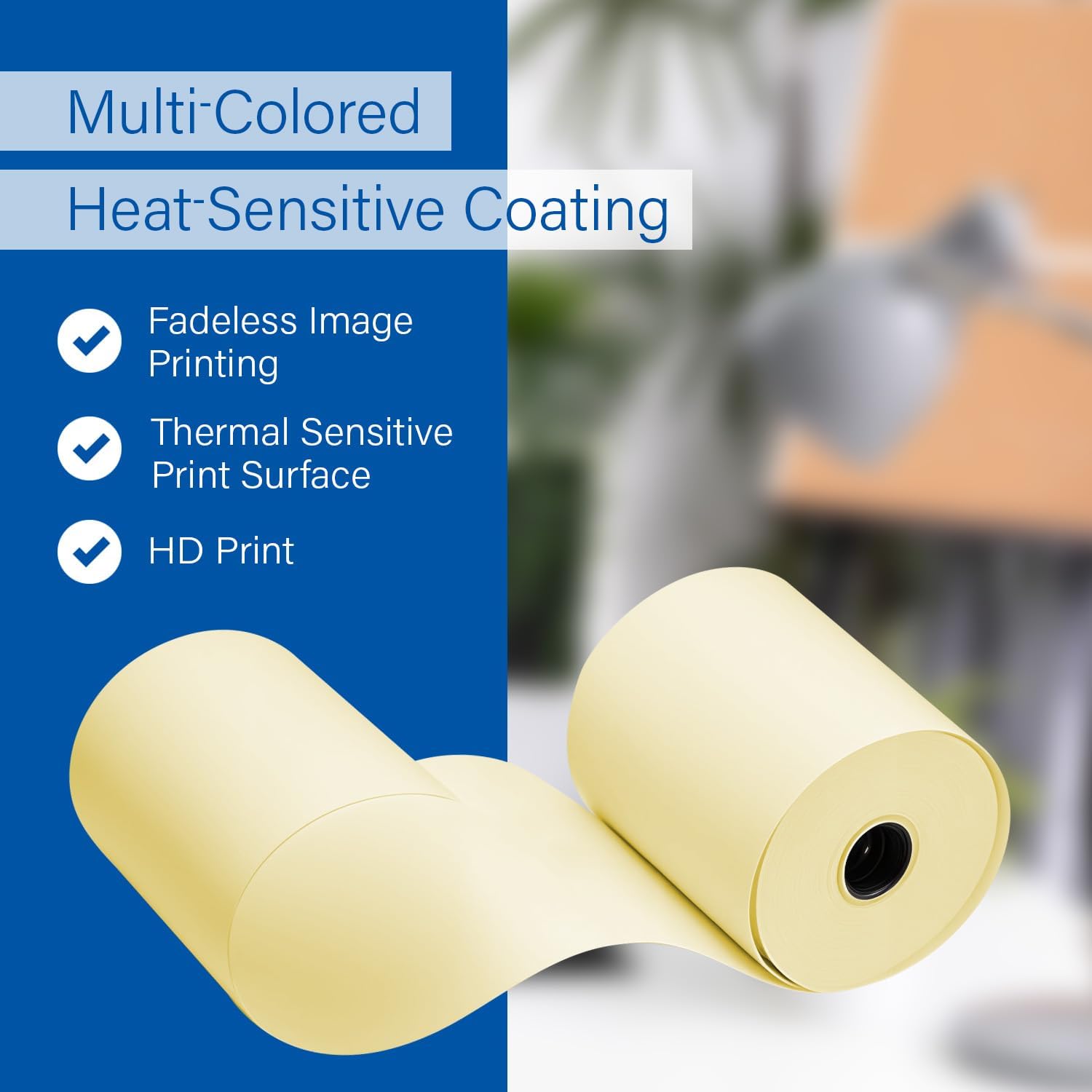 Premium 2.24×0.98 Inches Thermal Paper Rolls – for X5 X6 X7 X15 Photo Mini Printers, Durable Thermal Paper for Crisp, Fast, Reliable Printing in Mini Printers - Colored 3 Rolls